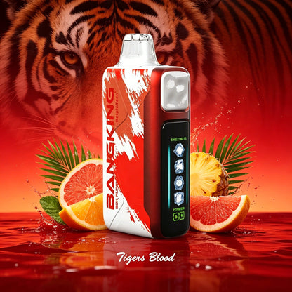 Bang King Ice Cool 60000 60K Puffs Adjustable Ice Level LED Display Disposable Vape Japan warehouse