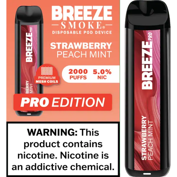 Breeze Smoke Pro Edition 2000 Puffs Disposable Vape Device