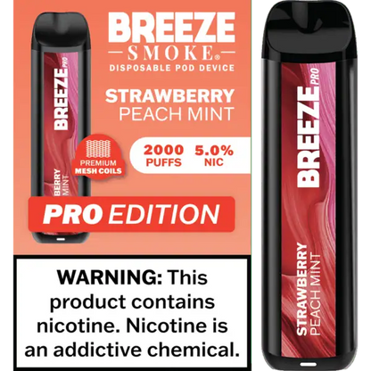 Breeze Smoke Pro Edition 2000 Puffs Disposable Vape Device