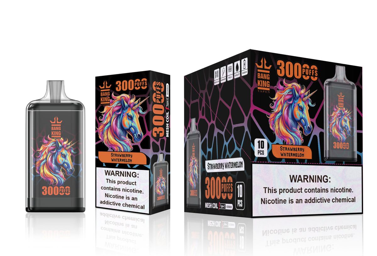 Bang King Crystal 30000 Puffs 30K Disposable Vape 25ml E-liquid 2%-5% Nicotine