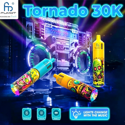 🔥 Fumot Tornado 30K • 30,000 Puffs • Dual Mesh Coil • Intense Flavors 💨