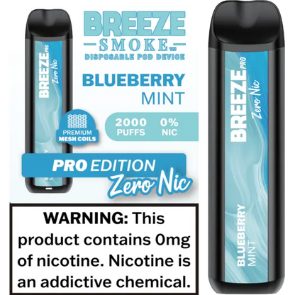 Breeze Smoke Pro Edition 2000 Puffs Disposable Vape Device