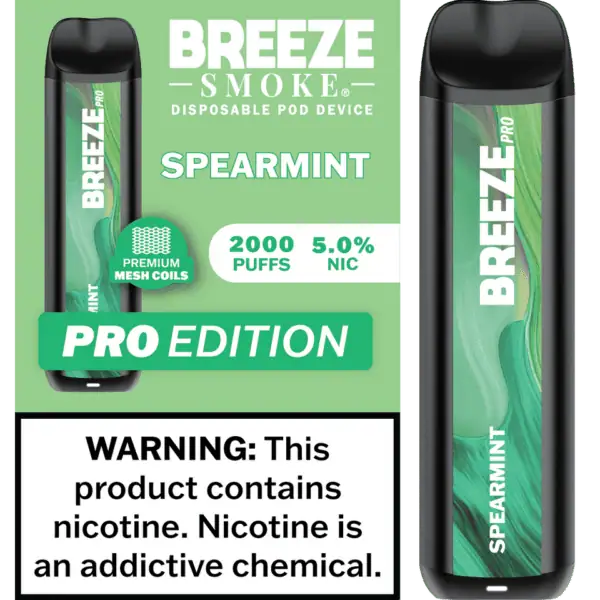 Breeze Smoke Pro Edition 2000 Puffs Disposable Vape Device