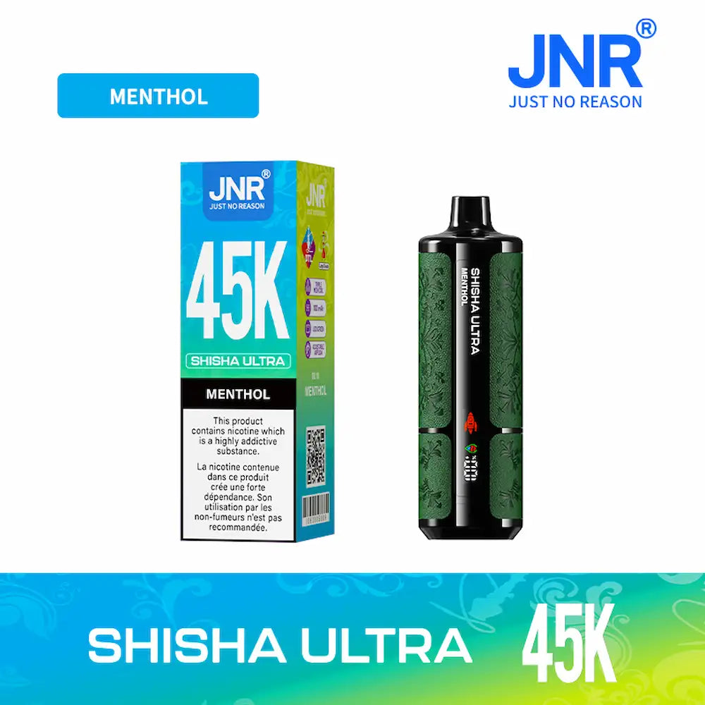 JNR SHISHA ULTRA 45000 45K Puffs Disposable Vape