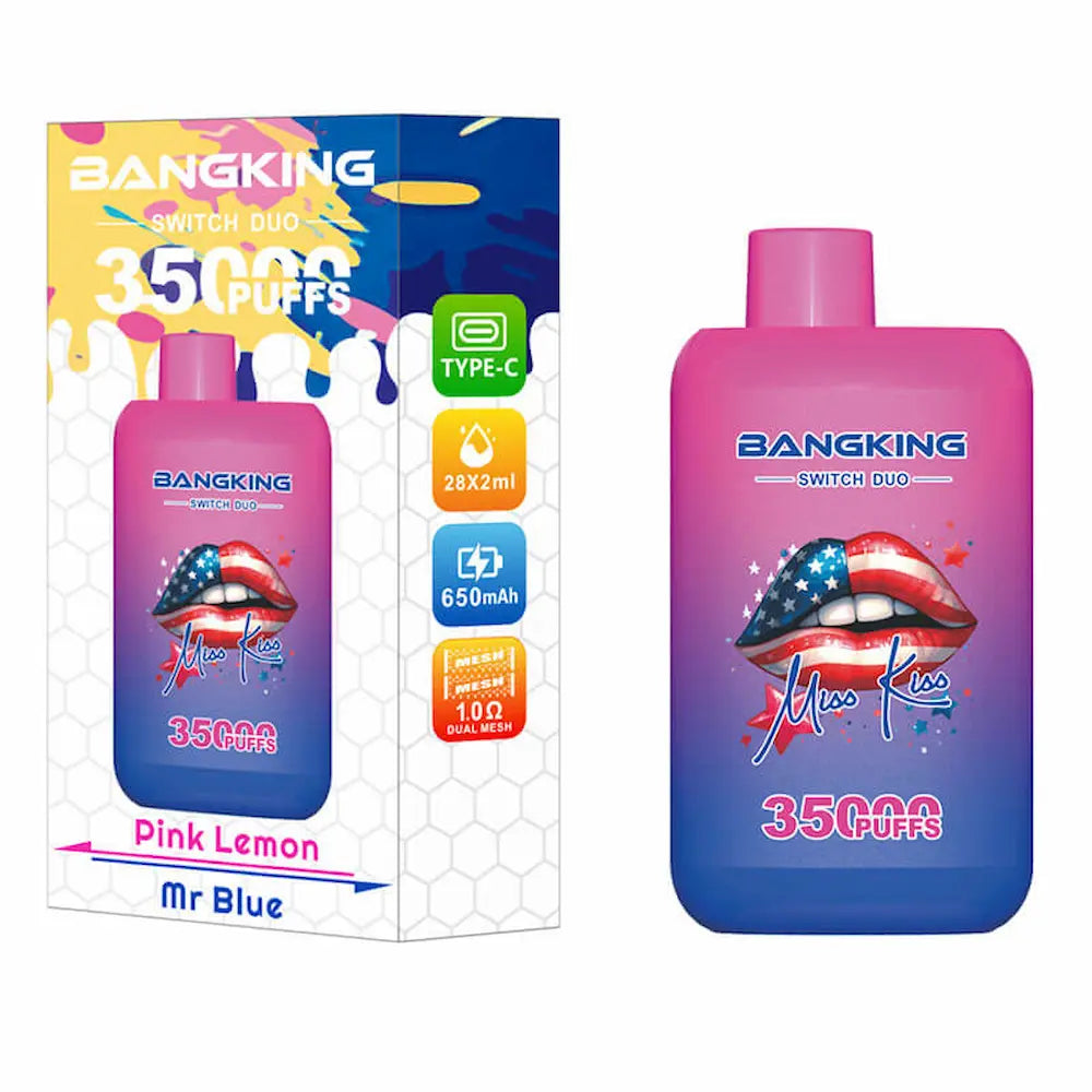 Bang King Switch Dou 35000 35K Puffs Dual Flavor Vape