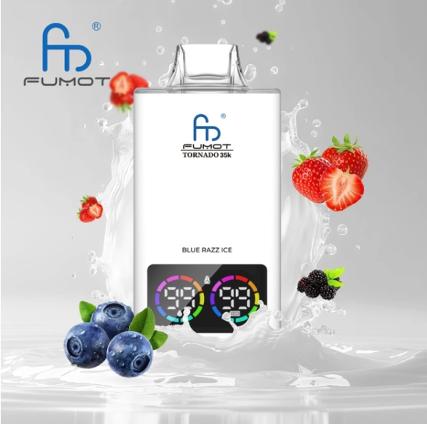 🍉🍓❄️Fumot Tornado 35K – 35,000 Puffs Disposable Vape | Maximum Enjoyment