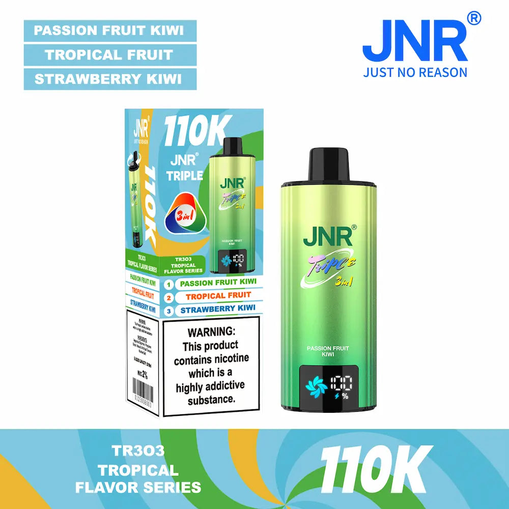 JNR TRIPLE 3-in-1 110000 110K Puffs Disposable Vape