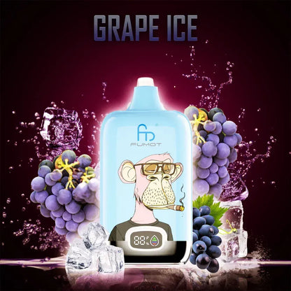 ⭐ Fumot Tornado Digital Box 12K – Disposable Vape with 50+ Flavors 🍇🍉🍋