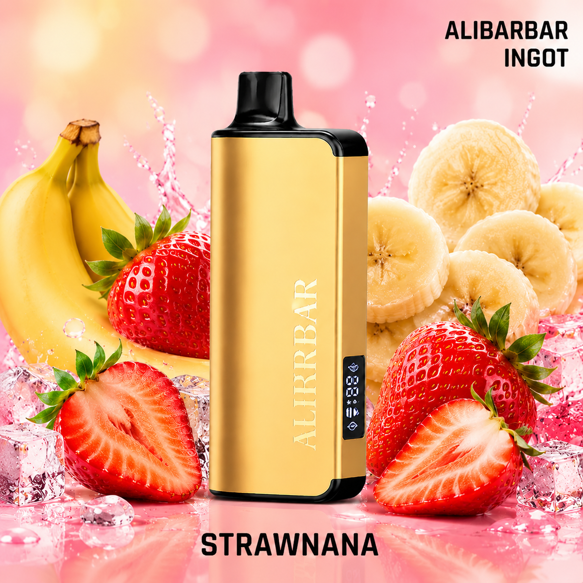 ALIBARBAR INGOT 9000-STRAWBERRY WATERMELON