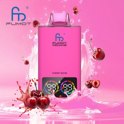 🍉🍓❄️Fumot Tornado 35K – 35,000 Puffs Disposable Vape | Maximum Enjoyment