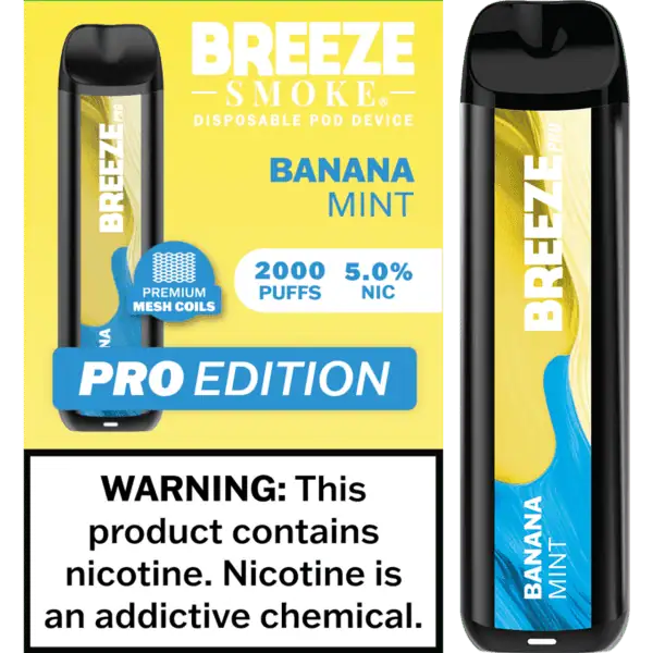 Breeze Smoke Pro Edition 2000 Puffs Disposable Vape Device