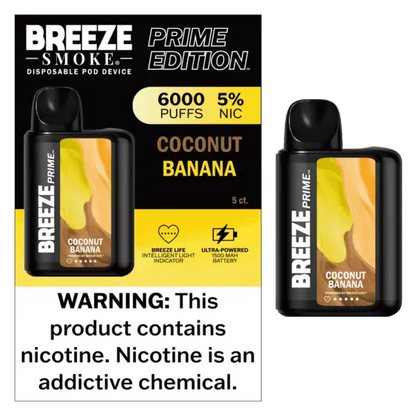 Breeze Smoke Prime Edition 6000 Puff Disposable Vape Device