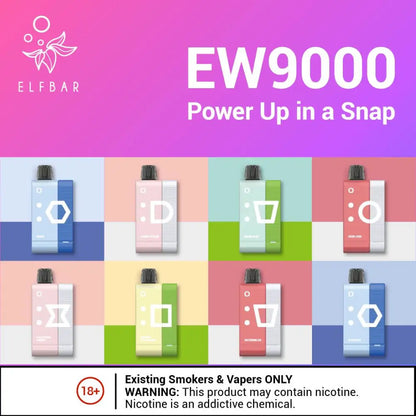ELFBAR EW9000 PUFFS DISPOSABLE VAPE PODS