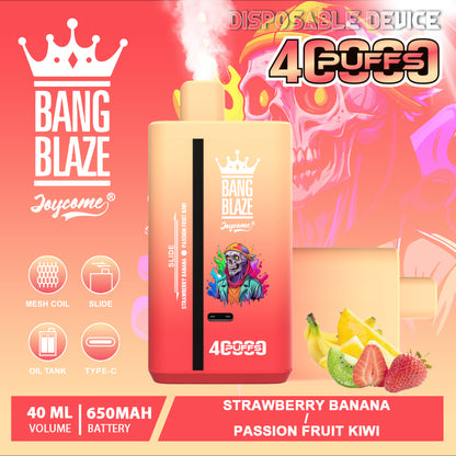 Bang Blaze 40000 40K Puffs 2% 3% 5% Nicotine Double Taste Disposable Vape
