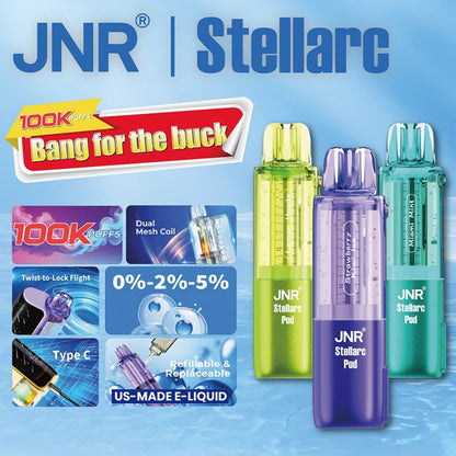 JNR Stellarc 100K Disposable Pod (Require Kit for Use)