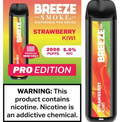 Breeze Smoke Pro Edition 2000 Puffs Disposable Vape Device