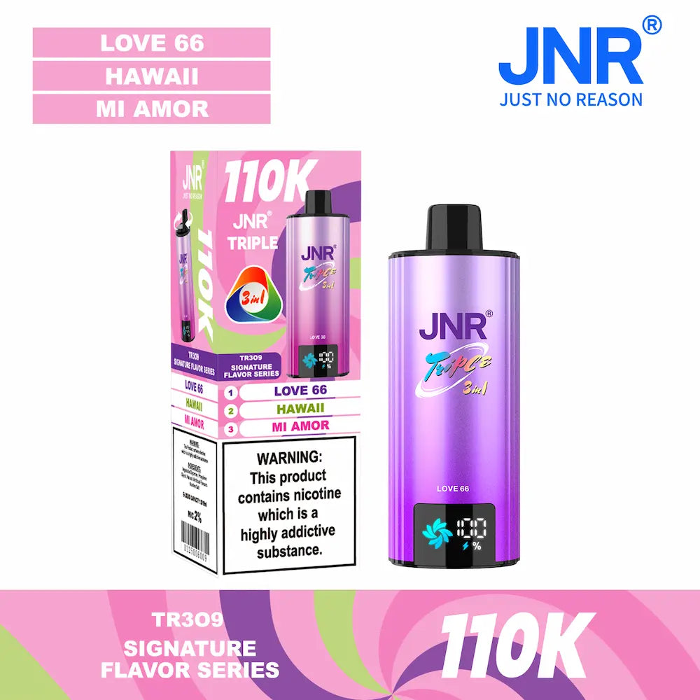 JNR TRIPLE 3-in-1 110000 110K Puffs Disposable Vape