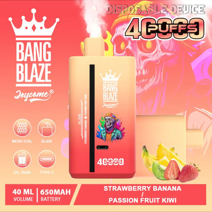 Bang Blaze 40000 40K Puffs 2% 3% 5% Nicotine Double Taste Disposable Vape