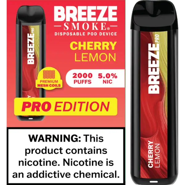 Breeze Smoke Pro Edition 2000 Puffs Disposable Vape Device