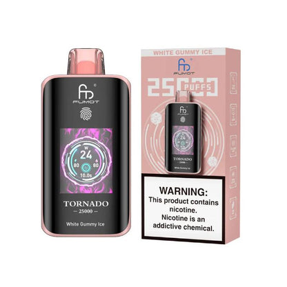 🧊 Fumot Tornado 25K – Disposable Vape with Dual-Mesh Coil & LED Display🍓🥭🍏