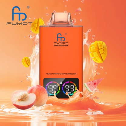🍉🍓❄️Fumot Tornado 35K – 35,000 Puffs Disposable Vape | Maximum Enjoyment