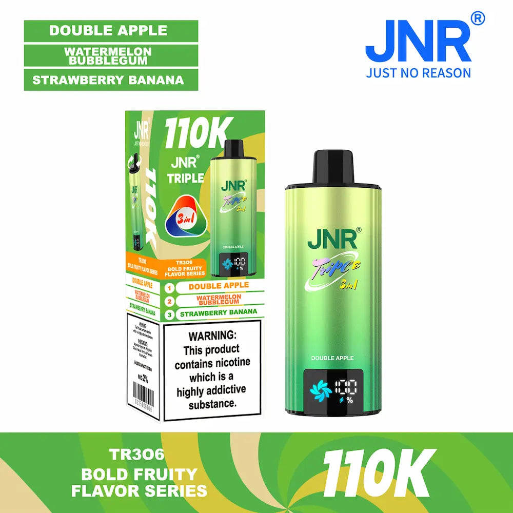 JNR TRIPLE 3-in-1 110000 110K Puffs Disposable Vape