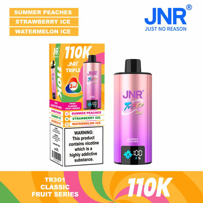 JNR TRIPLE 3-in-1 110000 110K Puffs Disposable Vape