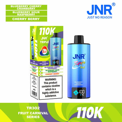 JNR TRIPLE 3-in-1 110000 110K Puffs Disposable Vape